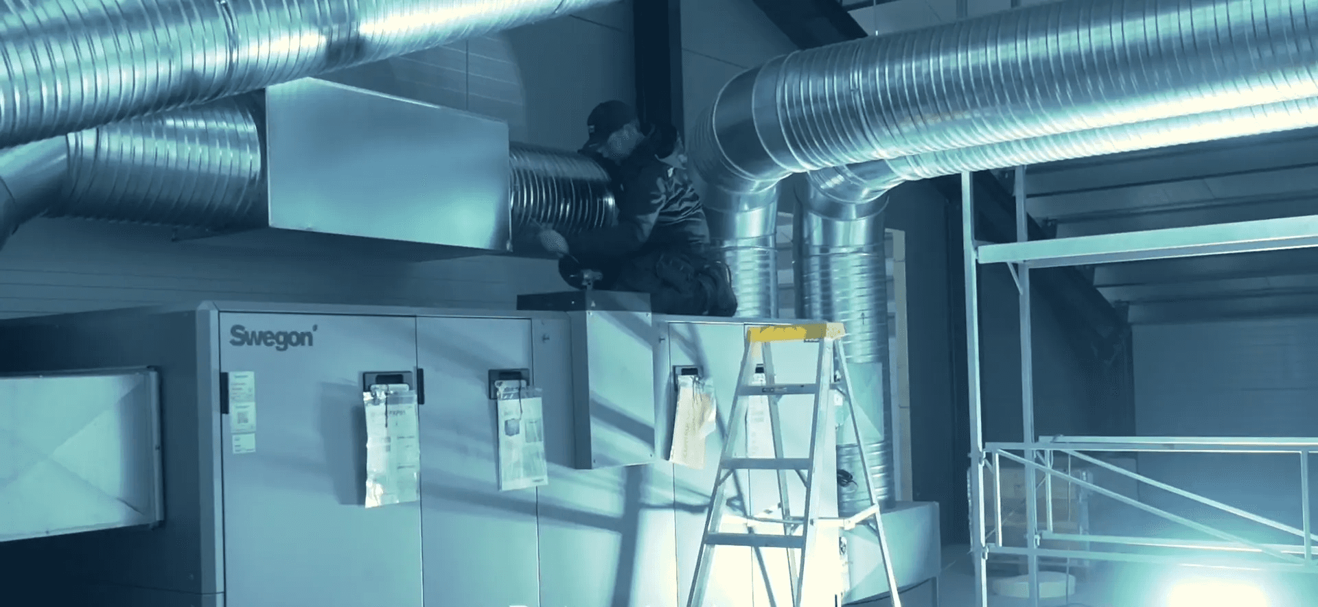 Ventilasjonsmontasje – Swegon aggregat installert av Elektro Kjøl